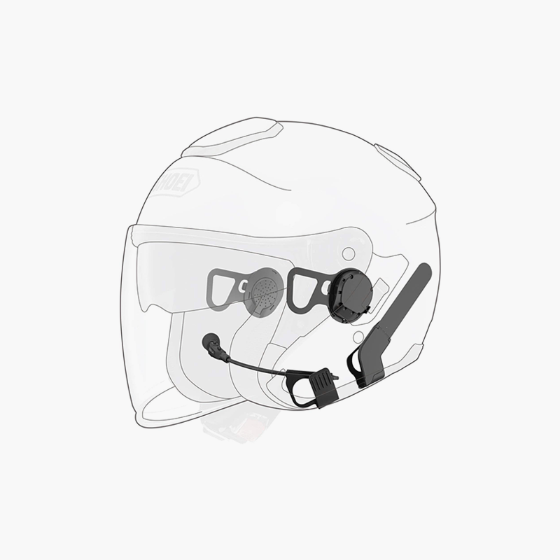Sena 10U Motorcycle Bluetooth Communication System with Handlebar