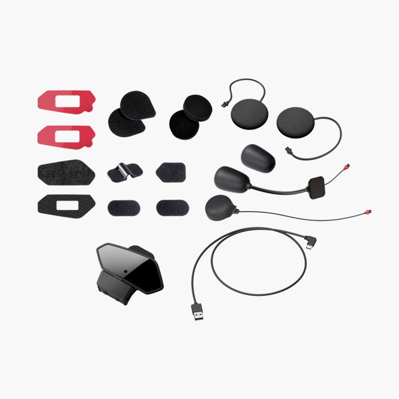 Sena Kit Di Montaggio Universale Per Sistemi Di Comunicazione 20S EVO, 30K, 50S - Include Altoparlanti HD, Microfoni E Cuscinetti - 3