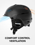 Latitude S2 Schneesport-Smart-Helm mit Mesh-Intercom-Kommunikation