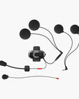 SF4 Motorcycle Bluetooth Communication System + Clamp Kit Bundle