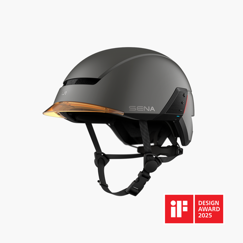 fahrradhelm kommunikationssystem Sena U1 E-Bike Smart Communication Helm mit Mesh-Intercom, Bluetooth, Freisprechanrufen, Sprachbefehlen, eingebautem Mikrofon und Windgeräuschreduzierung. – SENA Europe GmbH