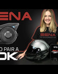 30K Sistema de comunicación Bluetooth para motos con Mesh Intercom y altavoces HD