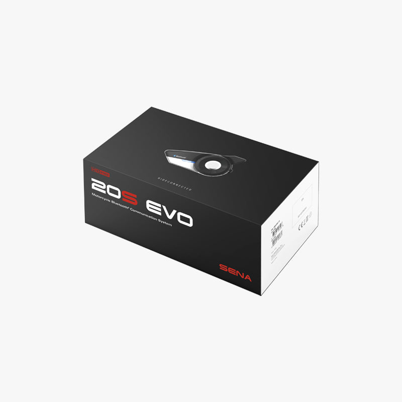 Sena 20S EVO Motorcycle Bluetooth Communication System & HD