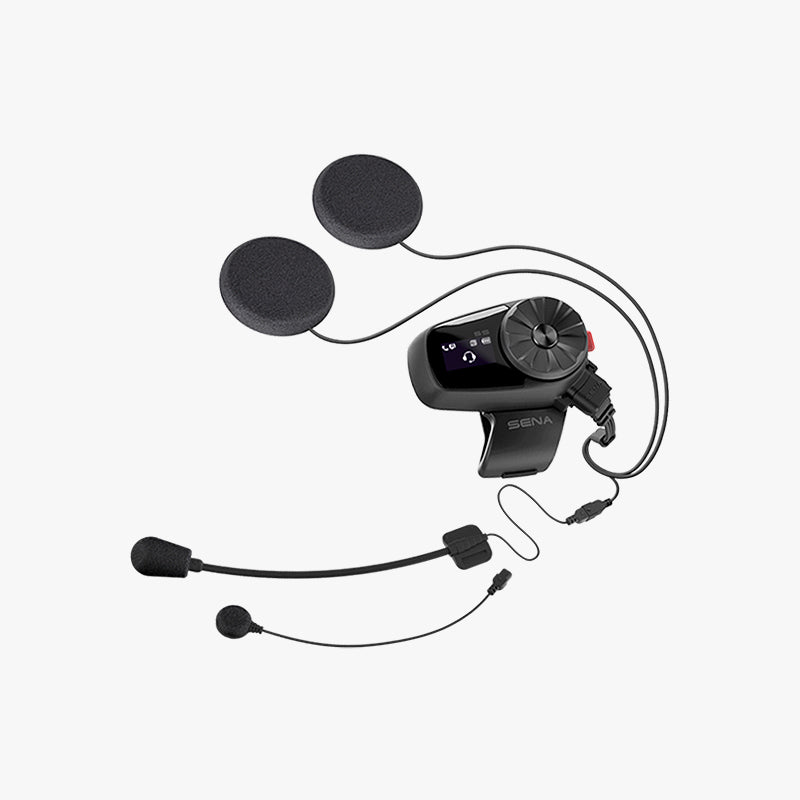 5S Motorcycle Bluetooth Communication System + Helmet Clamp Kit