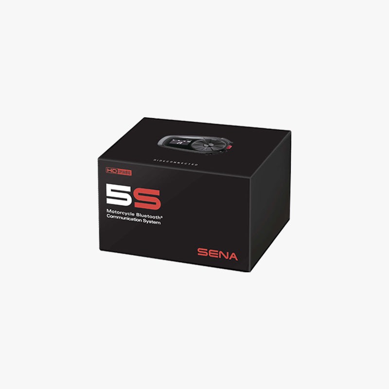 5S Motorcycle Bluetooth Communication System + Helmet Clamp Kit