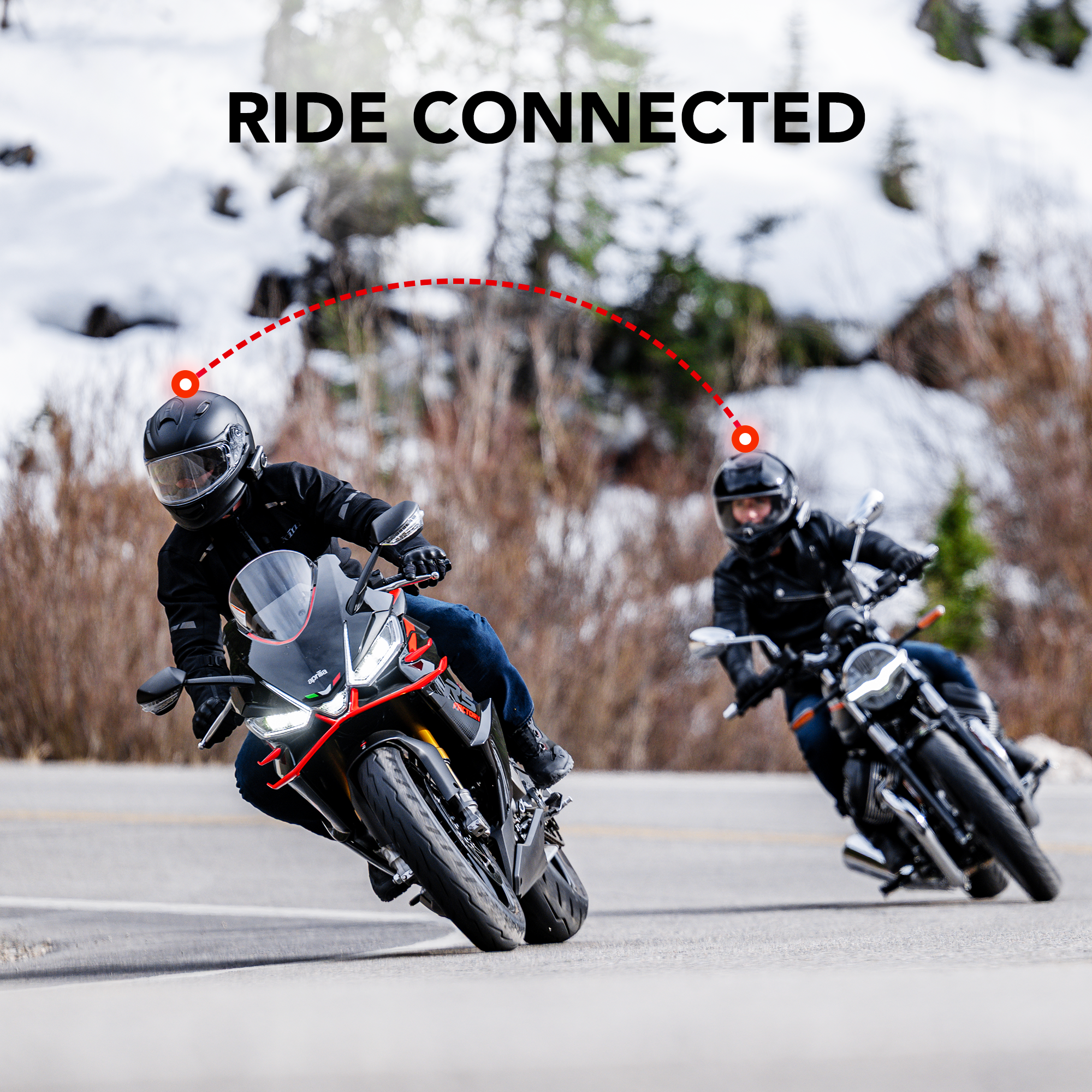 60S EVO Motorcycle Communication Headset with Sound by Bose, WAVE, Mesh, and Bluetooth Intercom
