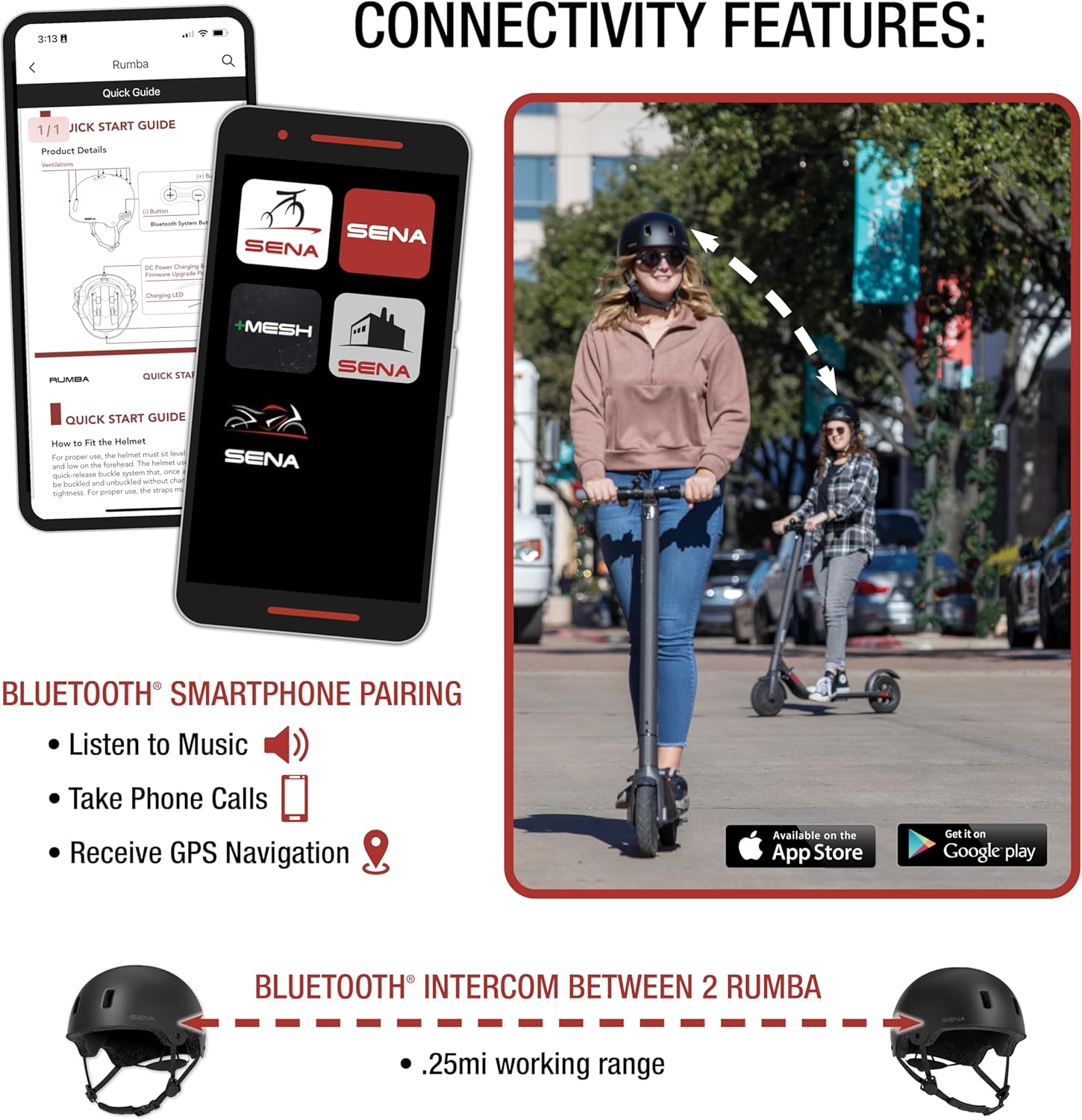 Rumba Multi-Sport Bluetooth-Helm