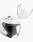 Outstar Open-Face Bluetooth-Helm + kostenloses zusätzliches Visier-Set
