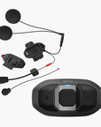 SF2 Sistema de comunicación Bluetooth para motocicletas + Kit adicional de abrazaderas gratuito