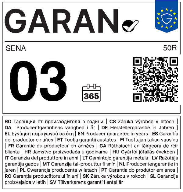 EU GARAN label: commercial guarantee of durability