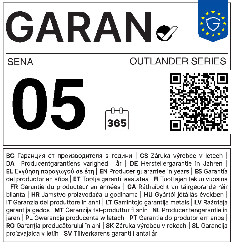 EU GARAN label: commercial guarantee of durability