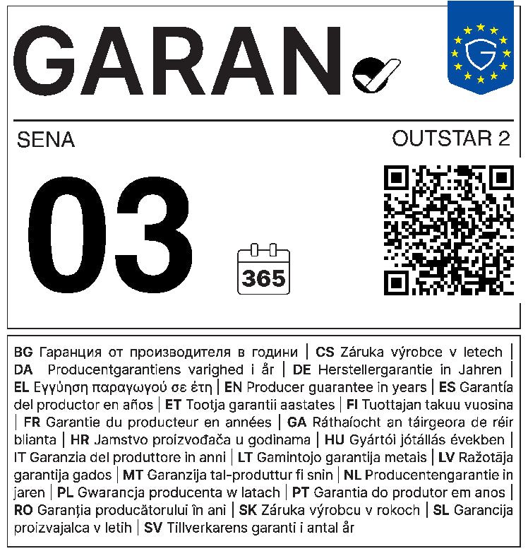EU GARAN label: commercial guarantee of durability