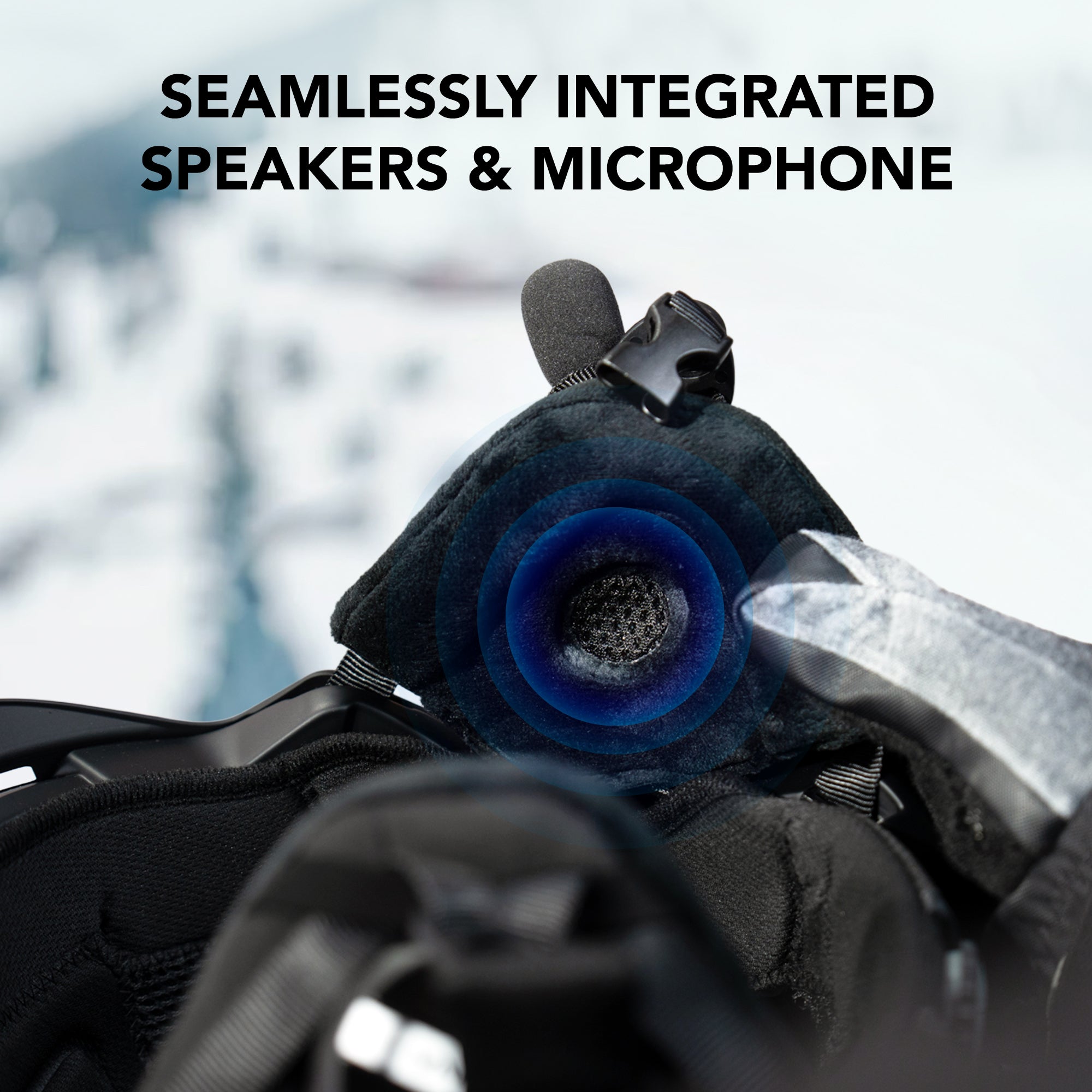 Latitude S2 Schneesport-Smart-Helm mit Mesh-Intercom-Kommunikation