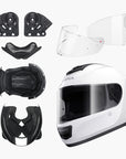 Momentum Dual Bluetooth Full Face Helmet ECE Bundle (XXL)