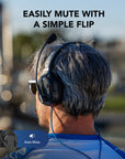Nautitalk EASY Casque de communication monaural à maillage pour oreille
