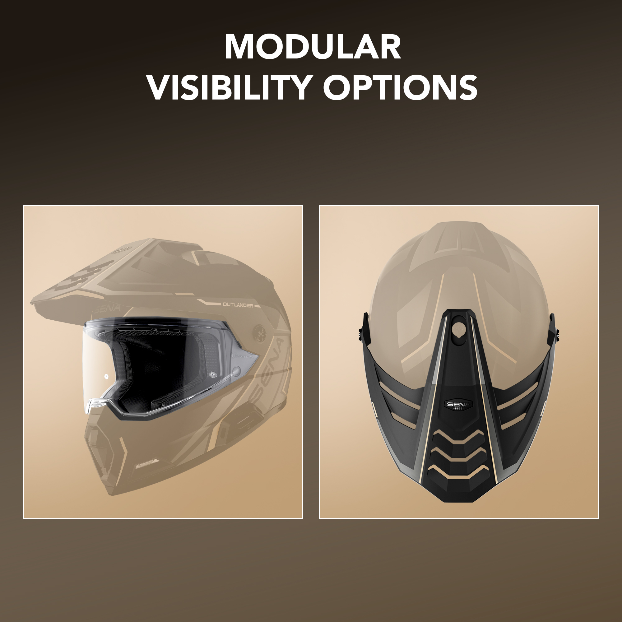OUTLANDER Versatile Dual Sport Smart Motorcycle Helmet