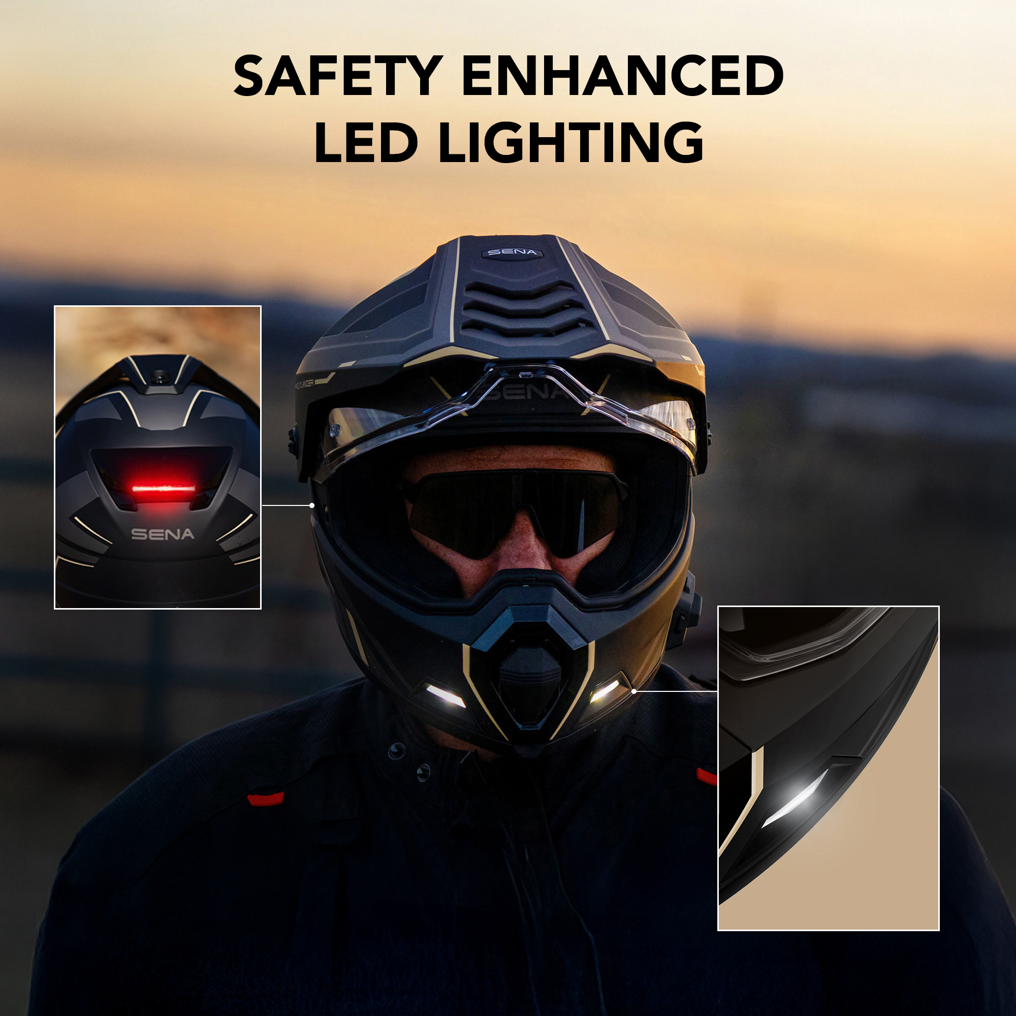 OUTLANDER Versatile Dual Sport Smart Motorcycle Helmet