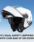 Outrush 2 casco modular inteligente para motocicleta con intercomunicador Mesh
