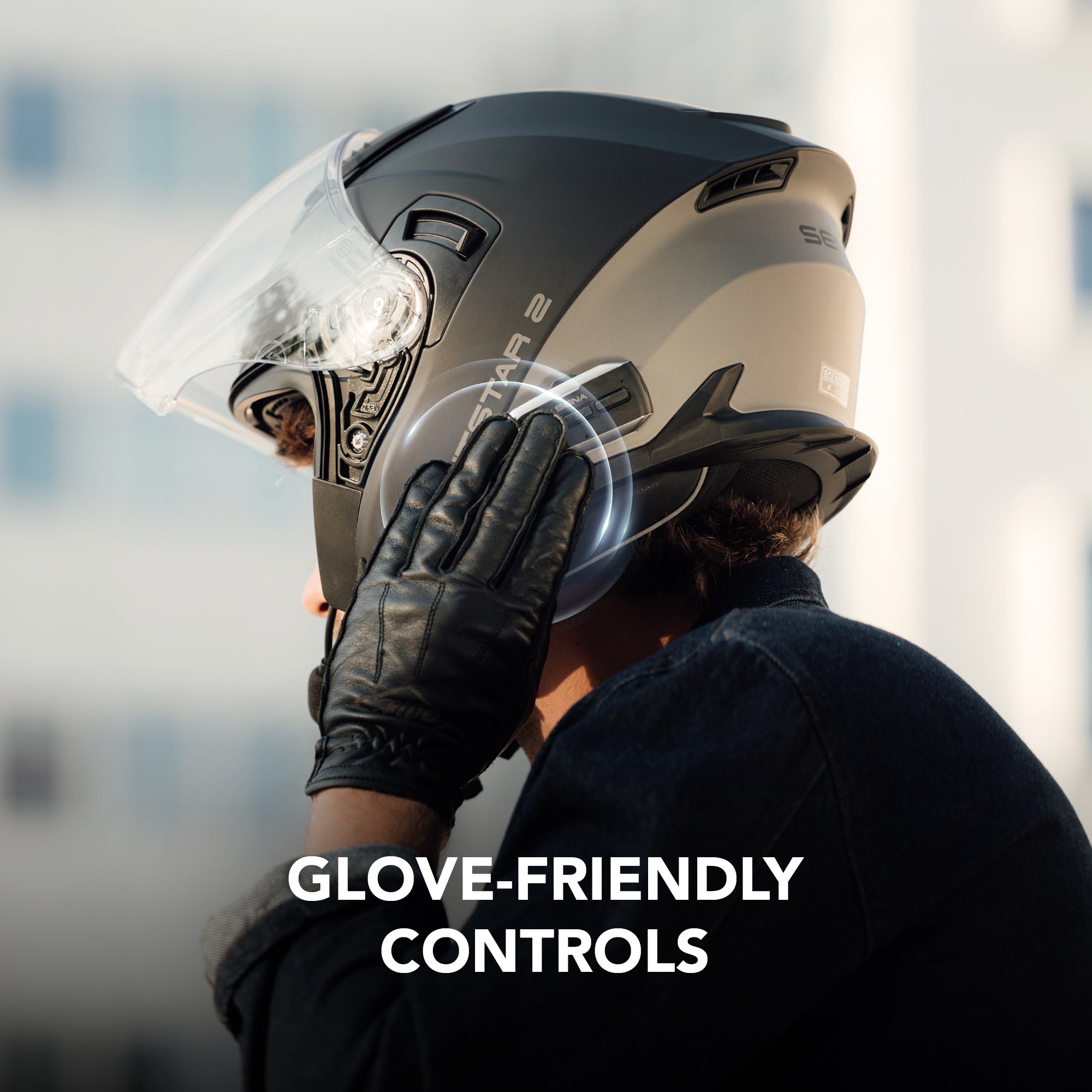 OUTSTAR 2 Open-Face Smart Communication Helmet for Daily Use