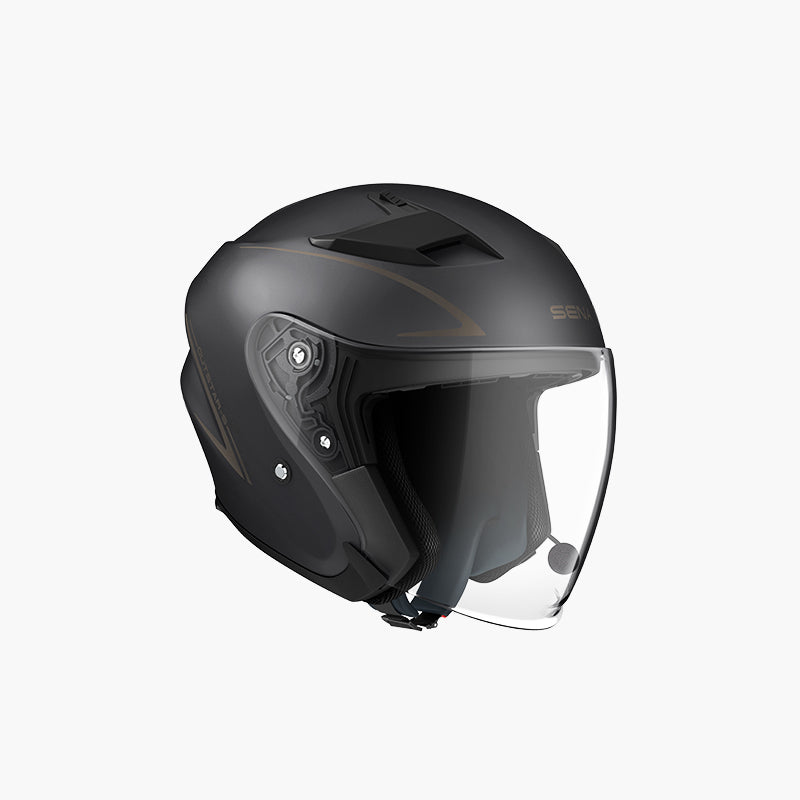 Outstar S Open Face Bluetooth Helmet + Free Additional Visor Bundle