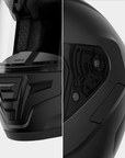 PHANTOM UNPLUGGED Full-face Premium Motorcycle Helmet with Fiberglass Composite Shell
