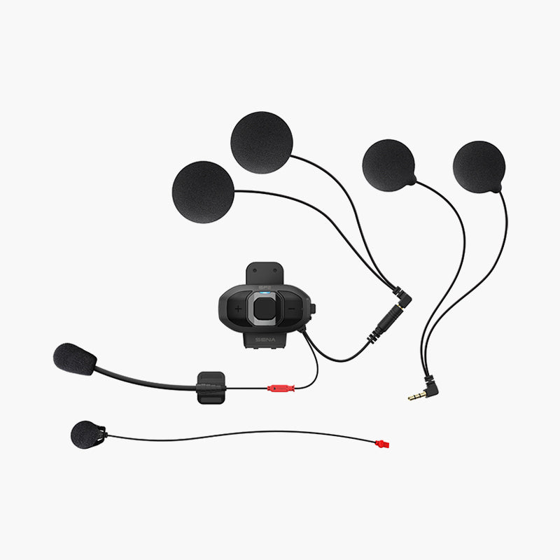 SF2 Motorcycle Bluetooth Communication System + Clamp Kit Bundle