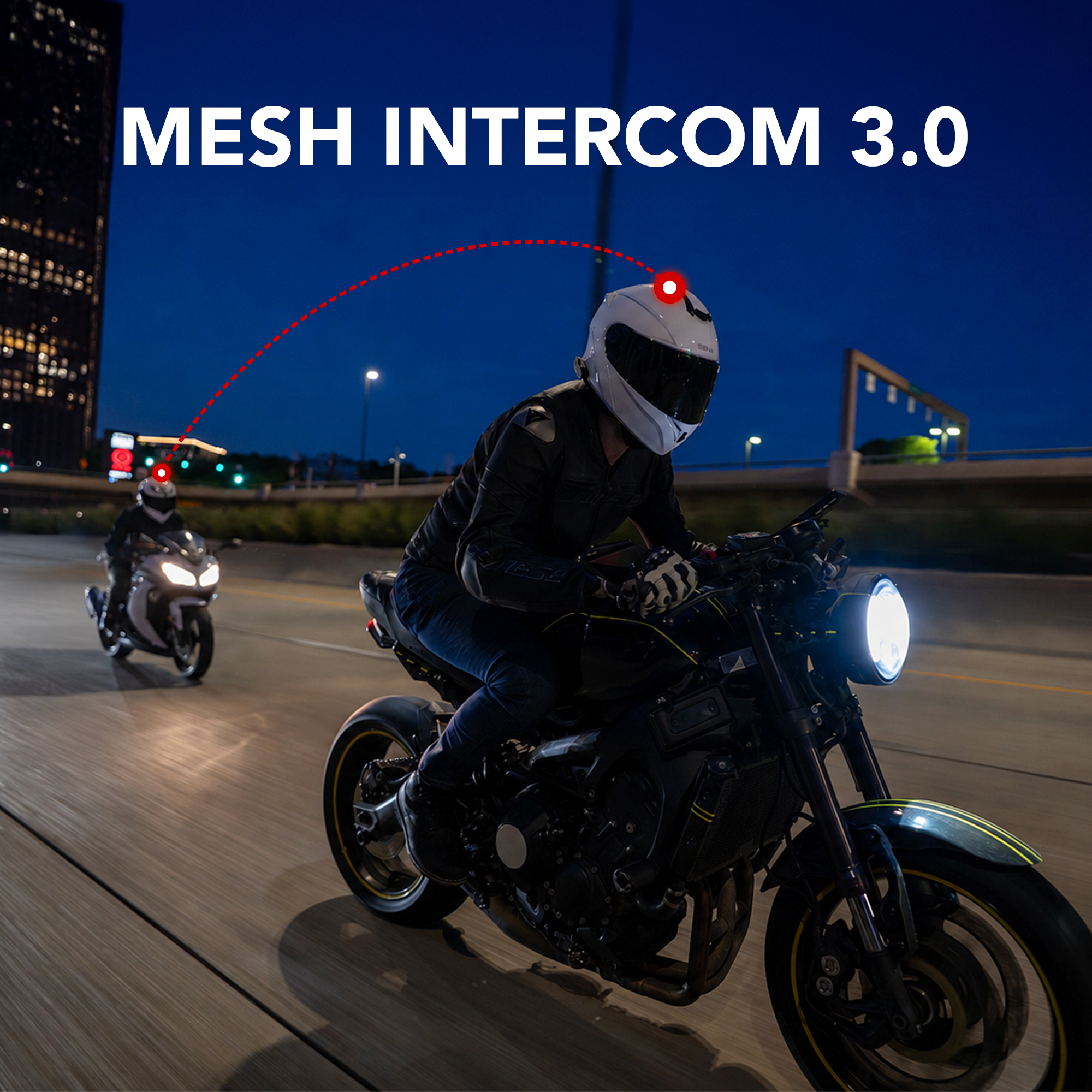 MeshOn - Mesh Intercom 3.0 Adaptor for Bluetooth® Headsets
