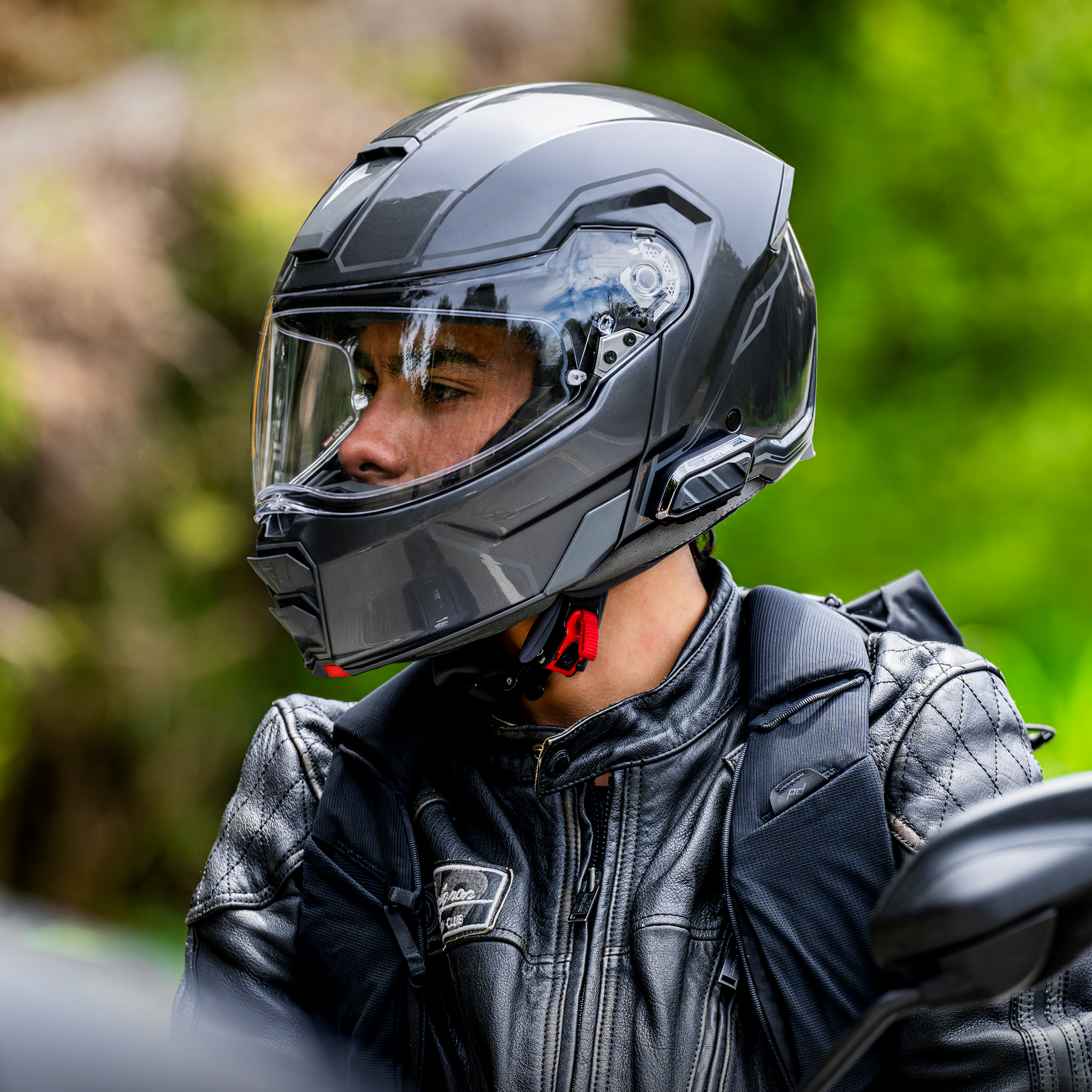 SPIDER X SLIM Motorcycle Mesh Intercom Communication Headset