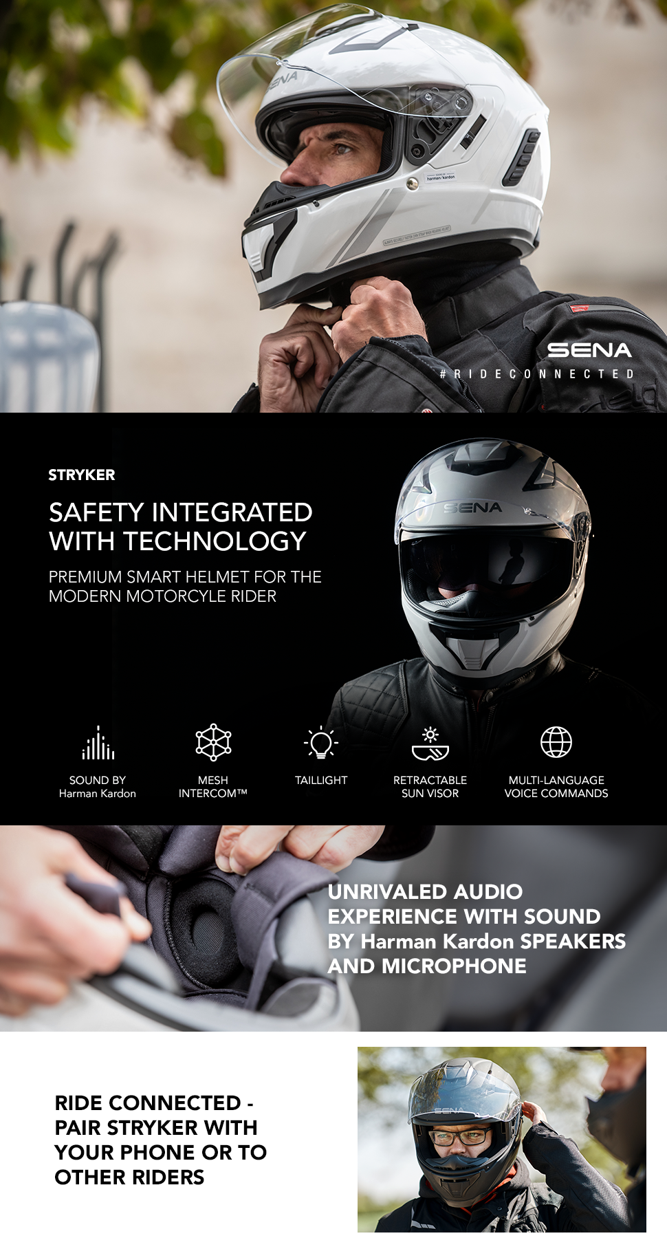 dot and schnell approved motorcycle helmets amazon Sena Stryker Full Face Motorcycle Smart Helmet with Mesh Intercom – SENA Europe GmbH