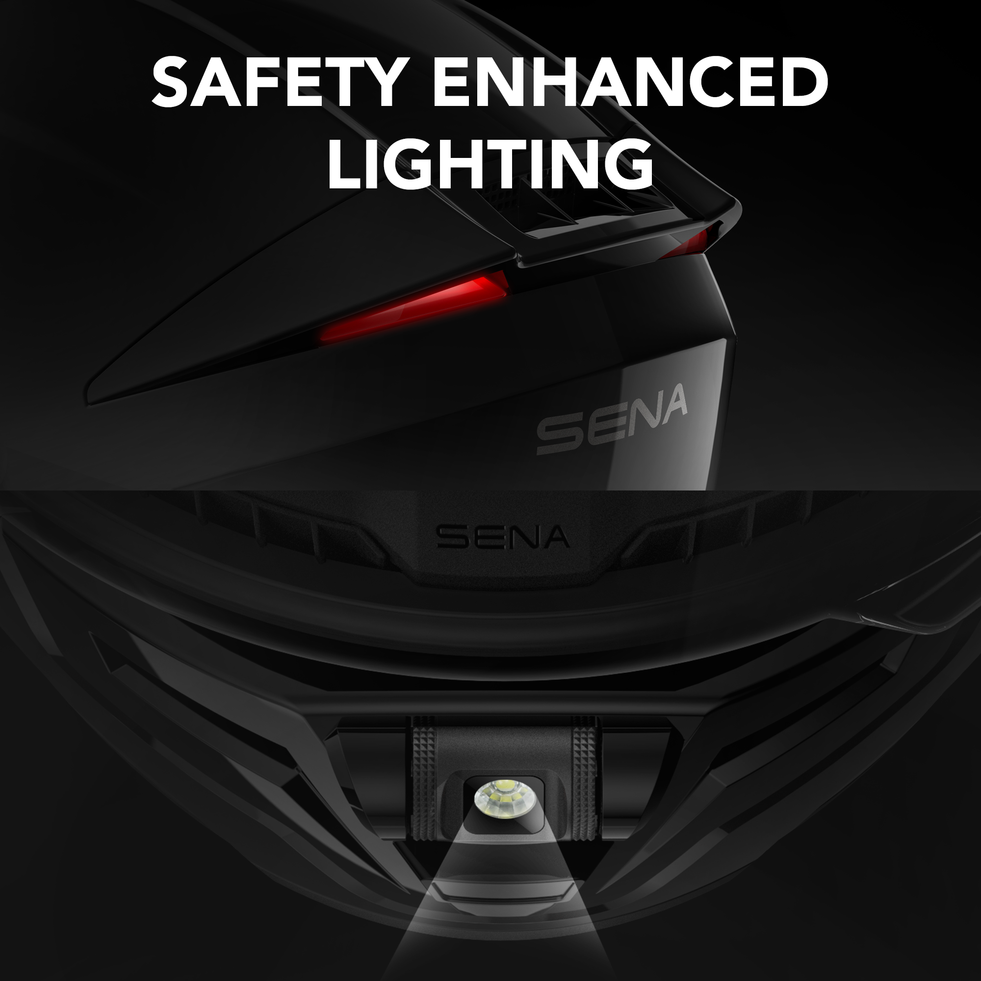 Casque de moto intégral PHANTOM XB avec système de communication intégré doté de basses extrêmes